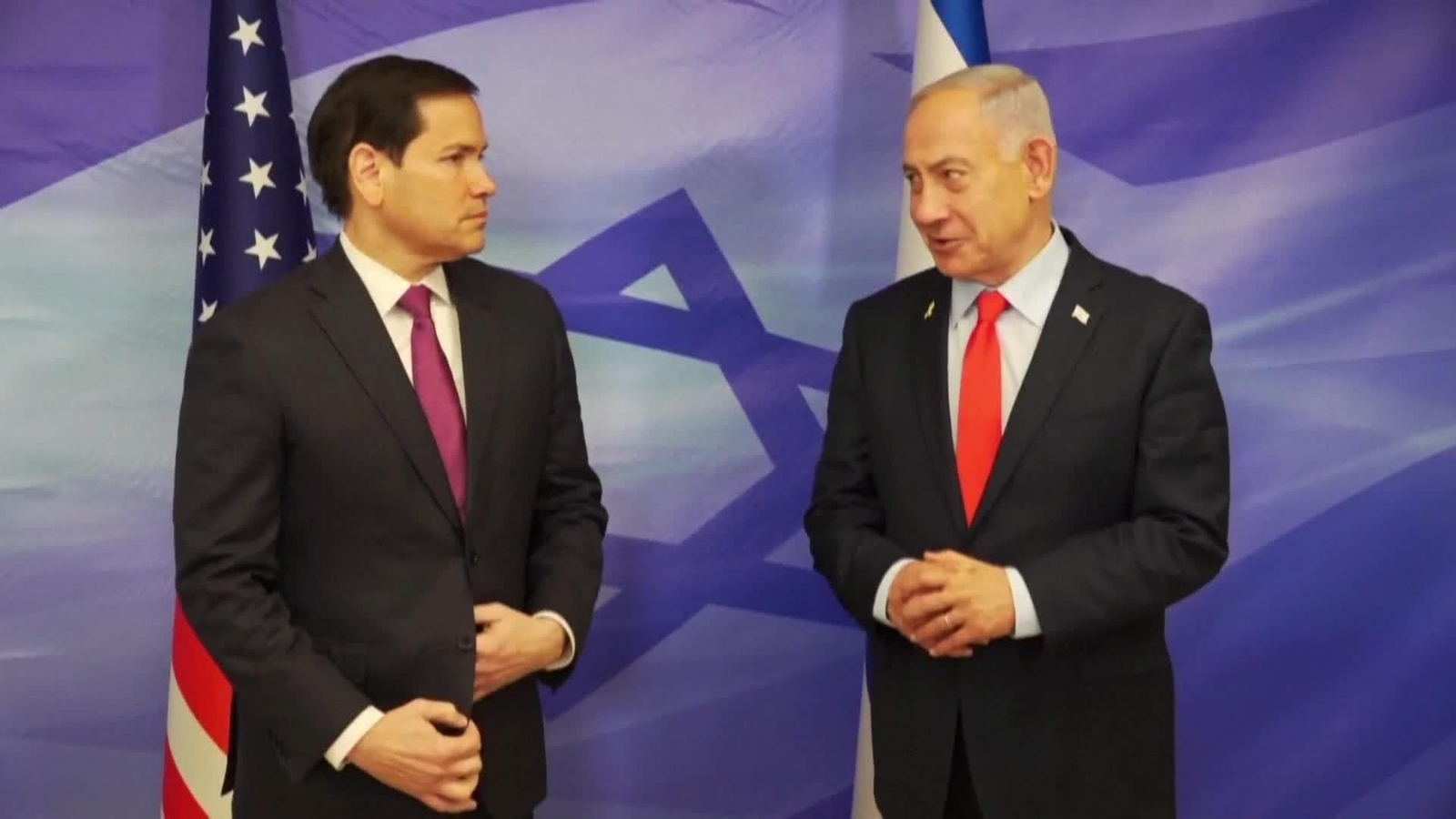 va rubio con netanyahu