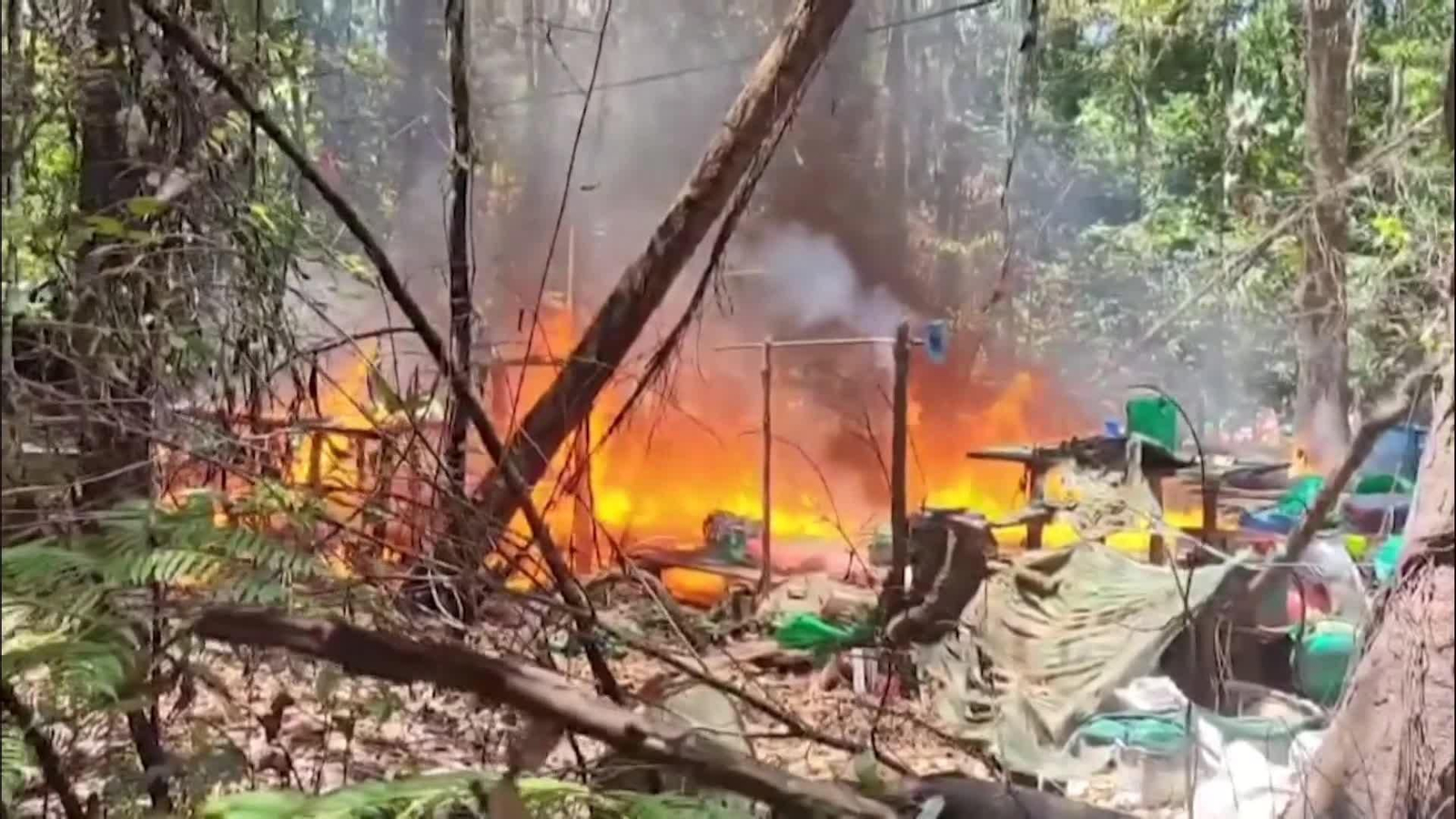 va laboratorio de drogas destruido