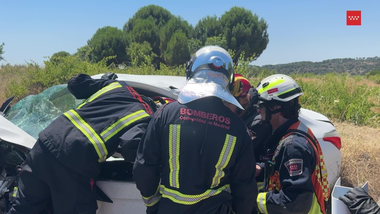 S026-MADRID 112 ACCIDENTE TRAFICO