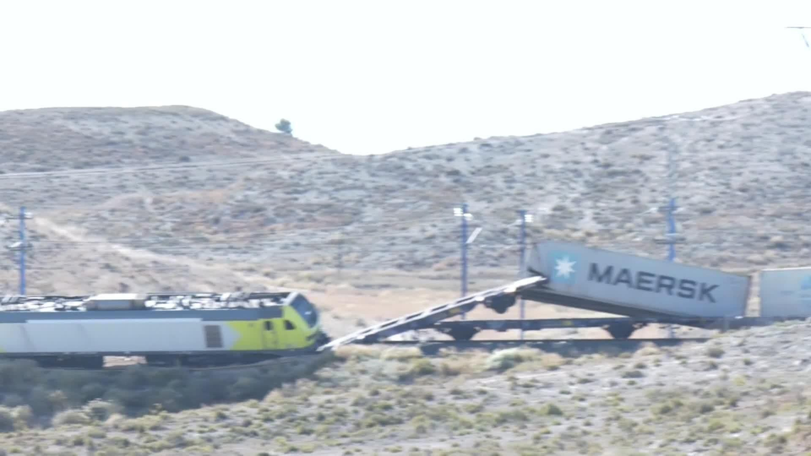 va tren descarrilado