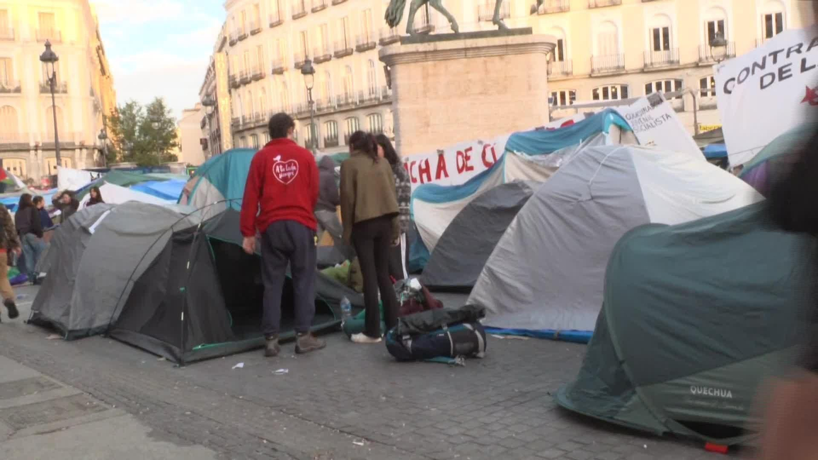 J027-MADRID SEGUIMIENTO ACAMPADA VIVIENDA SOL
