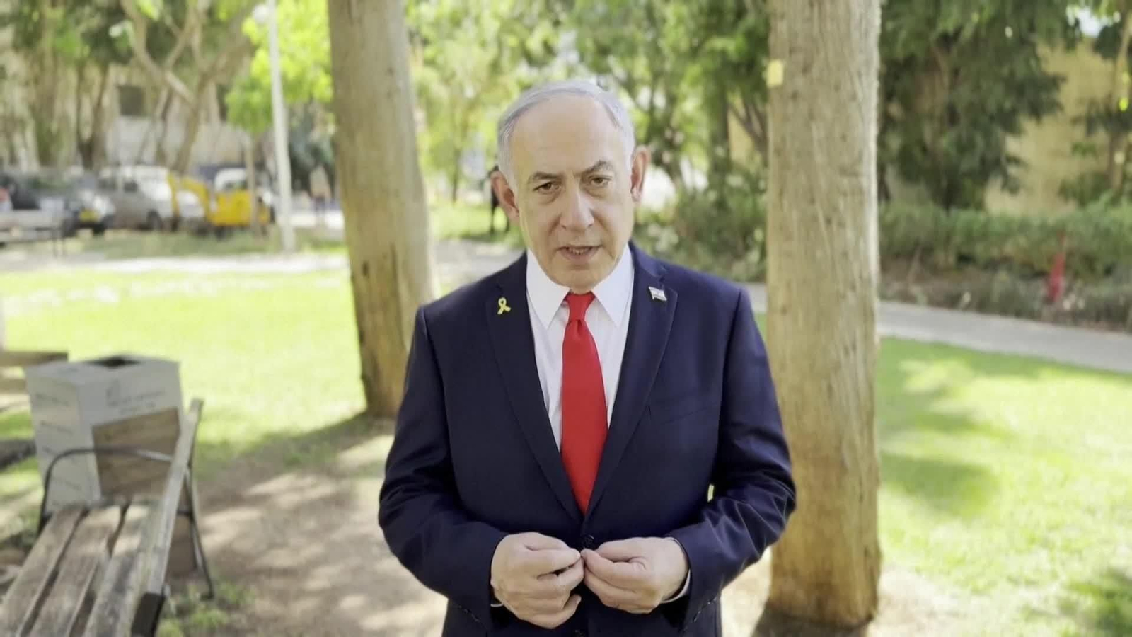 J664-SIRIA NETANYAHU PIDE ZONA DESMILITARIZADA SUR DAMASCO