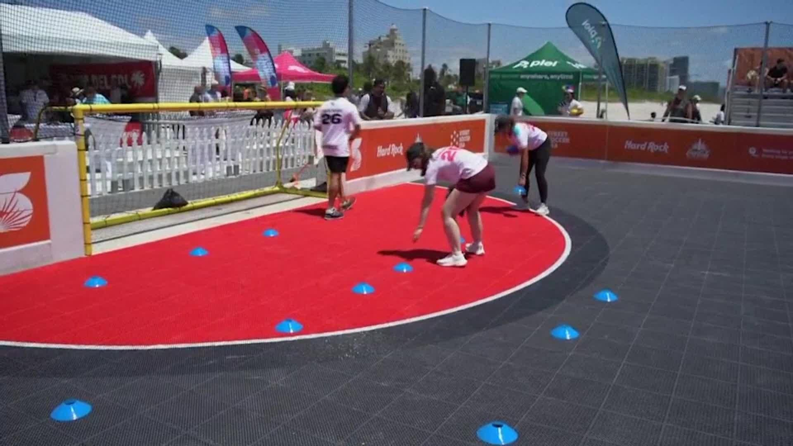 D001-EEUU RECORD TOQUES SINCRONIZADOS CON BALON