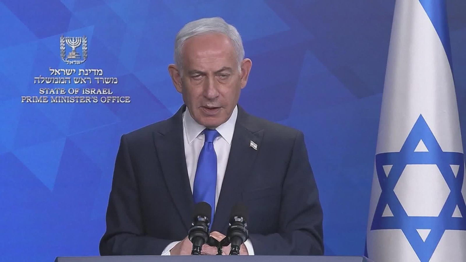 X065-ISRAEL NETANYAHU HABLA DEL ATAQUE EN UN AVION