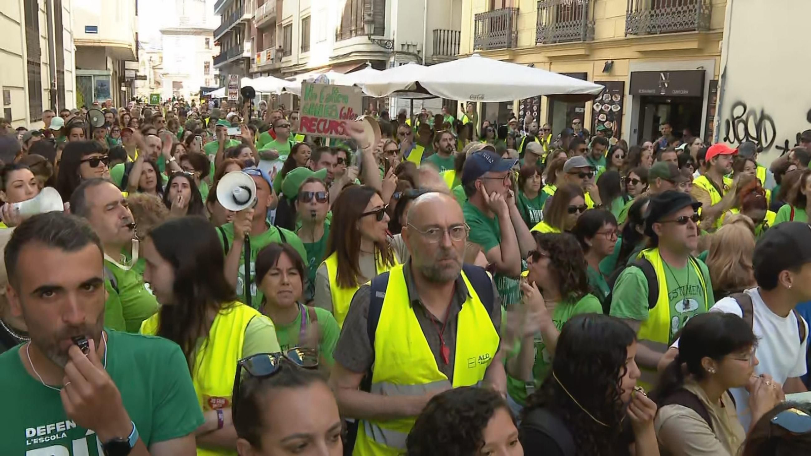 J026 VALENCIA PROTESTA PROFESORES frame 13953