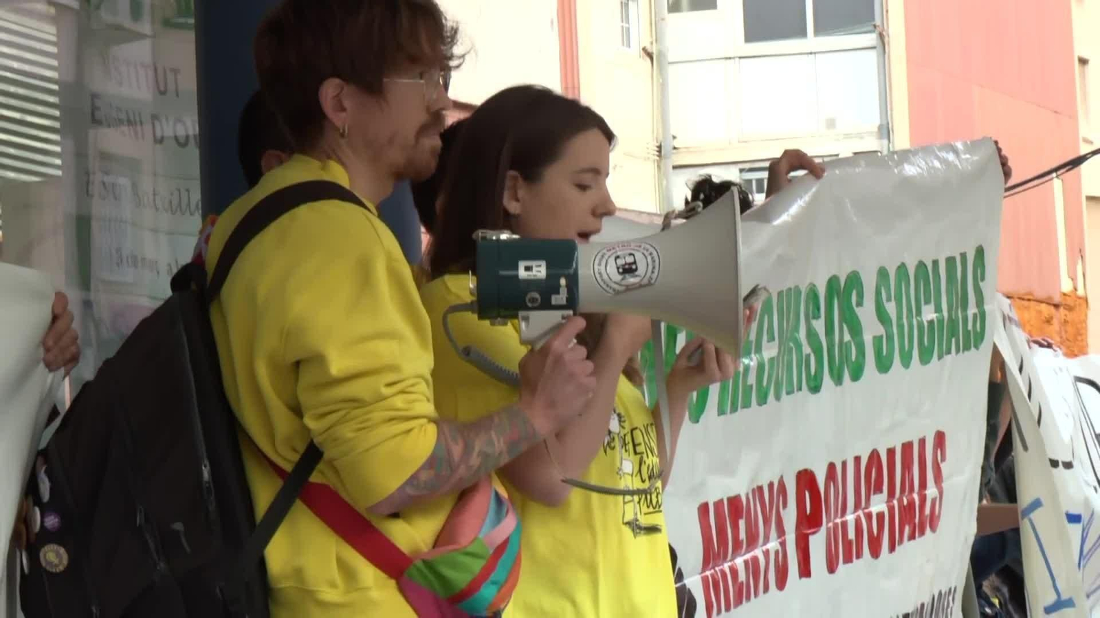 va protestas mossos institutos