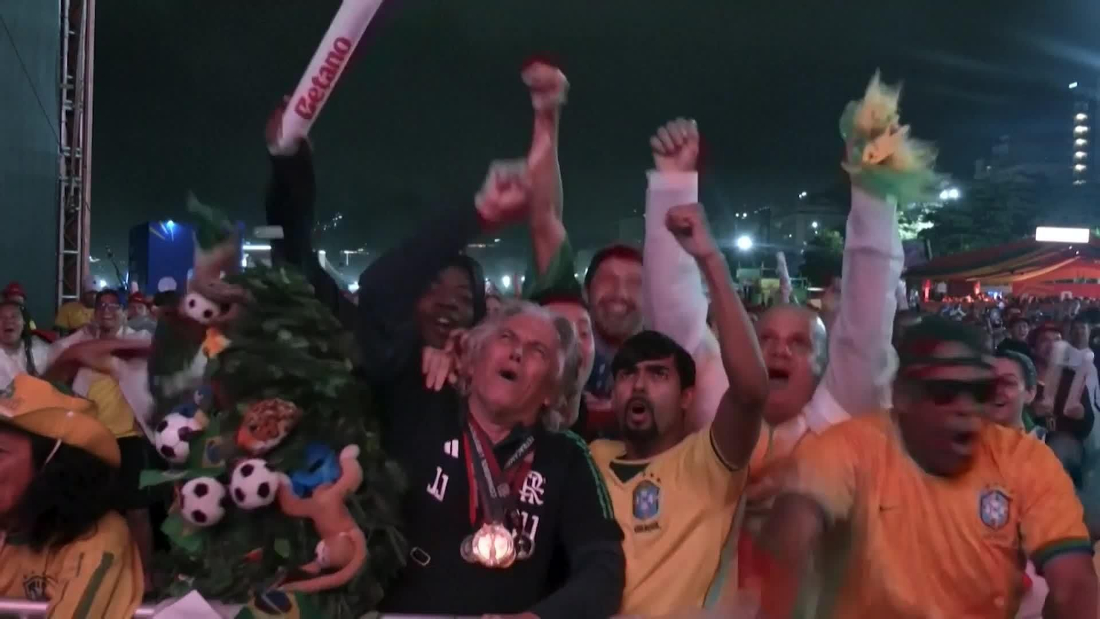 va aficionados brasil celebran en rio