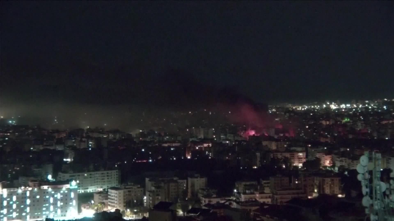 va nueva noche de bombardeos en beirut