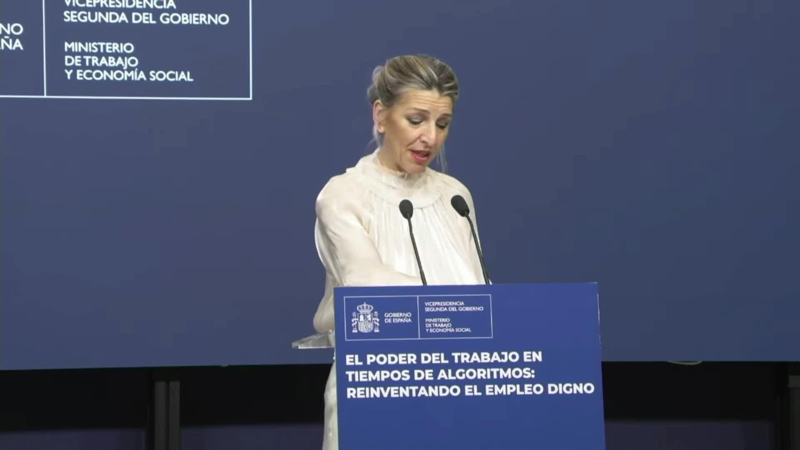 X016-MADRID YOLANDA DIAZ EN JORNADAS TRABAJO