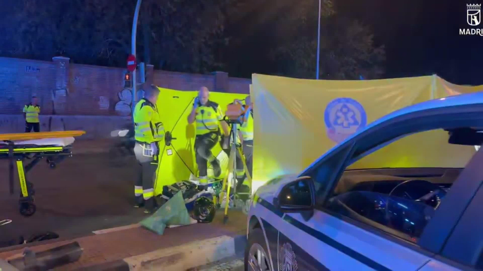 M001-MADRID ACCIDENTE EMERGENCIAS 112