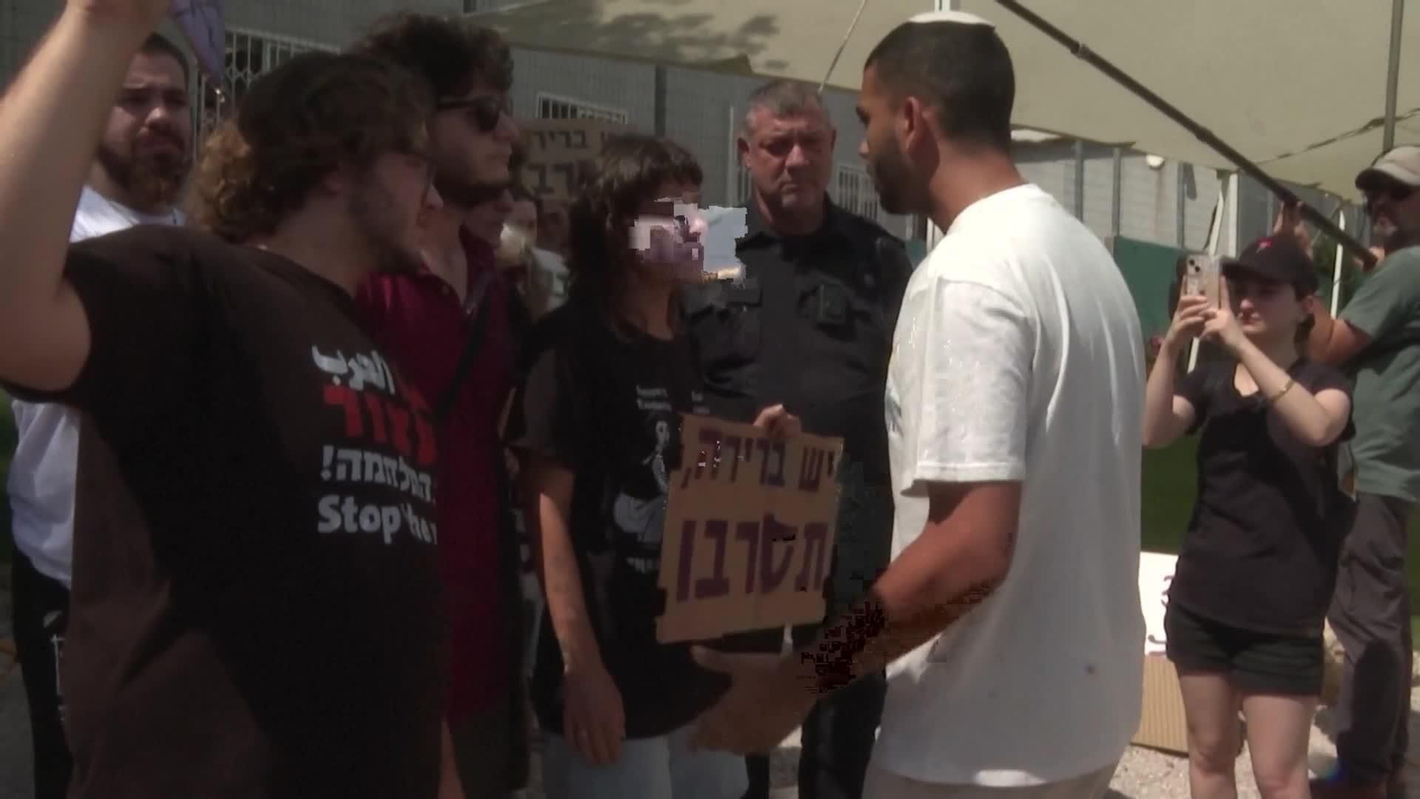 va protesta israel