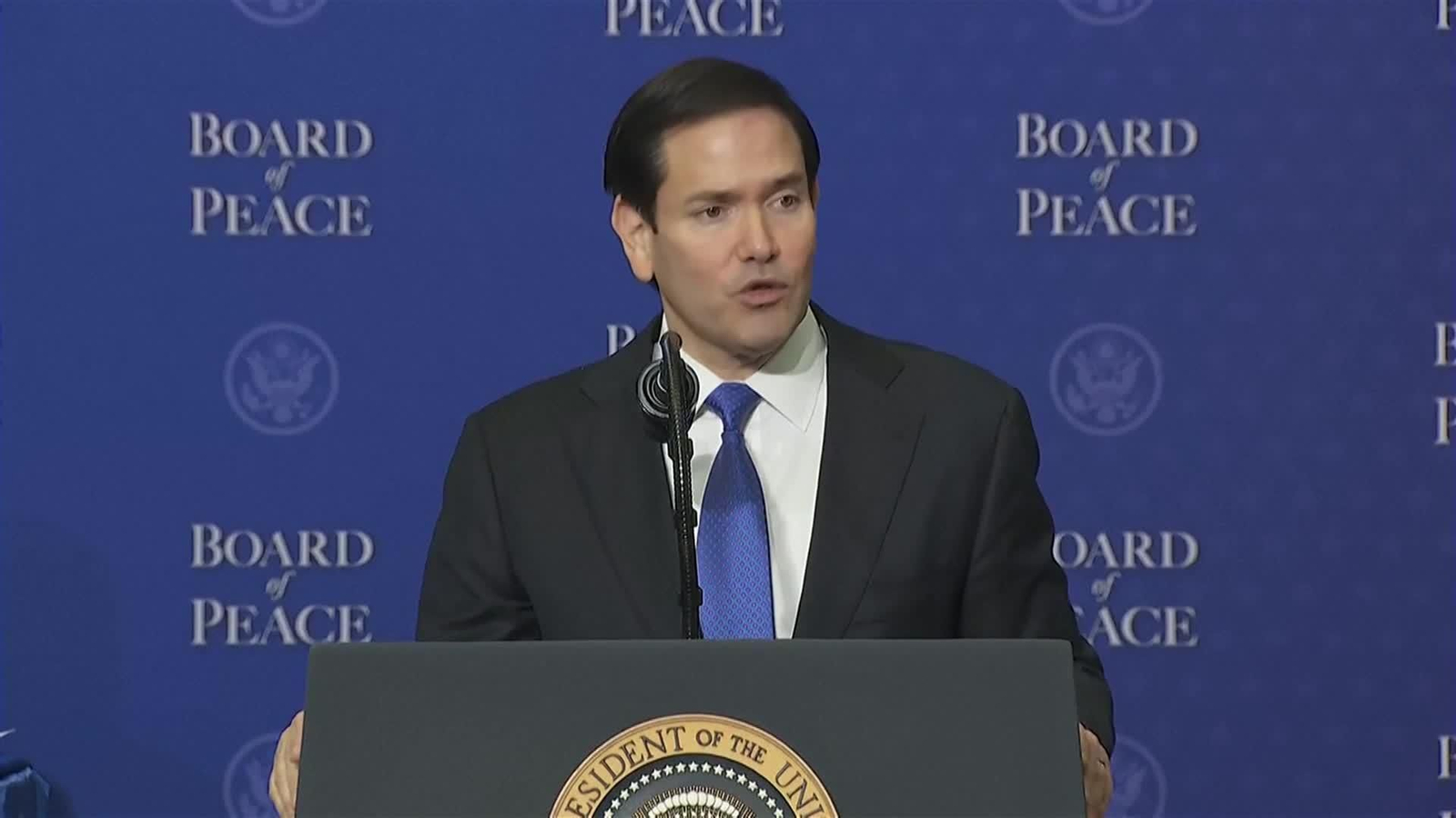 va total rubio no hay plan b para gaza