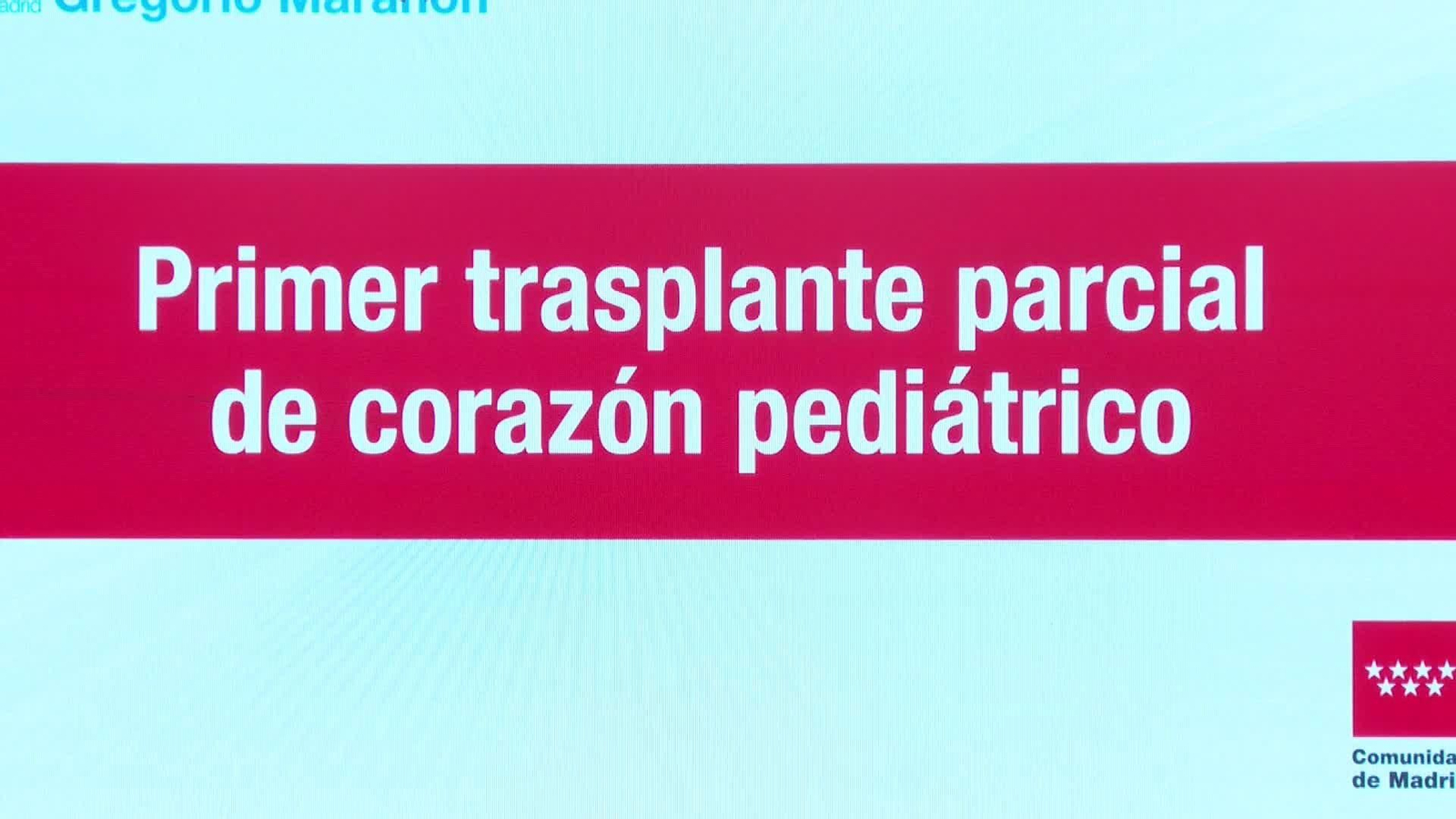 M041-MADRID TRASPLANTE PARCIAL CORAZÓN NIÑA