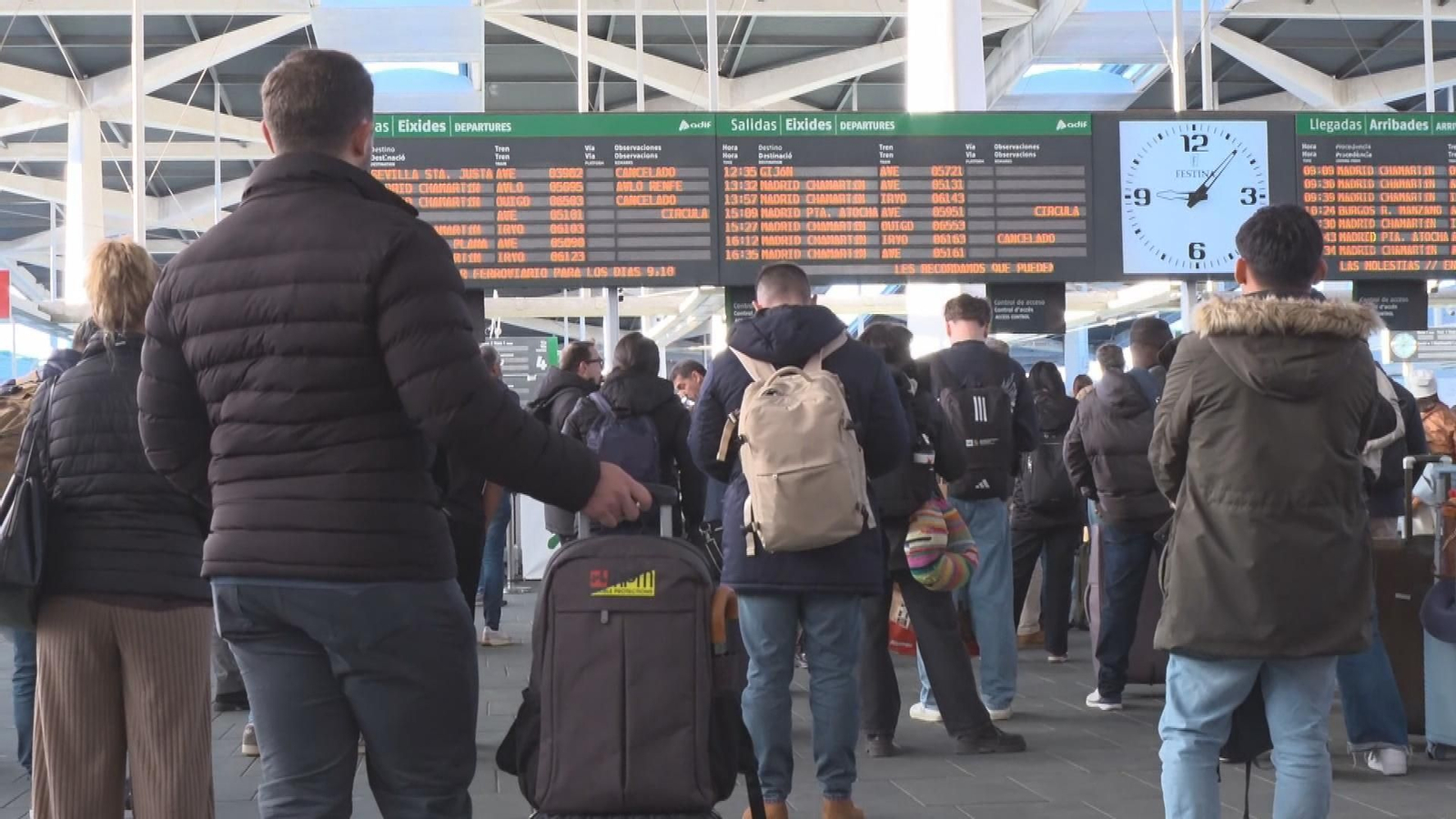 Huelga de maquinistas en Valencia