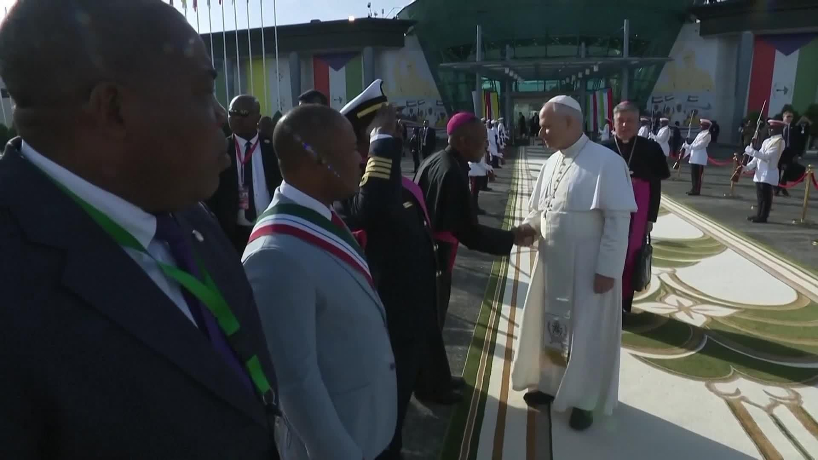 X075-GUINEA ECUATORIAL ULTIMO DIA DEL VIAJE DEL PAPA