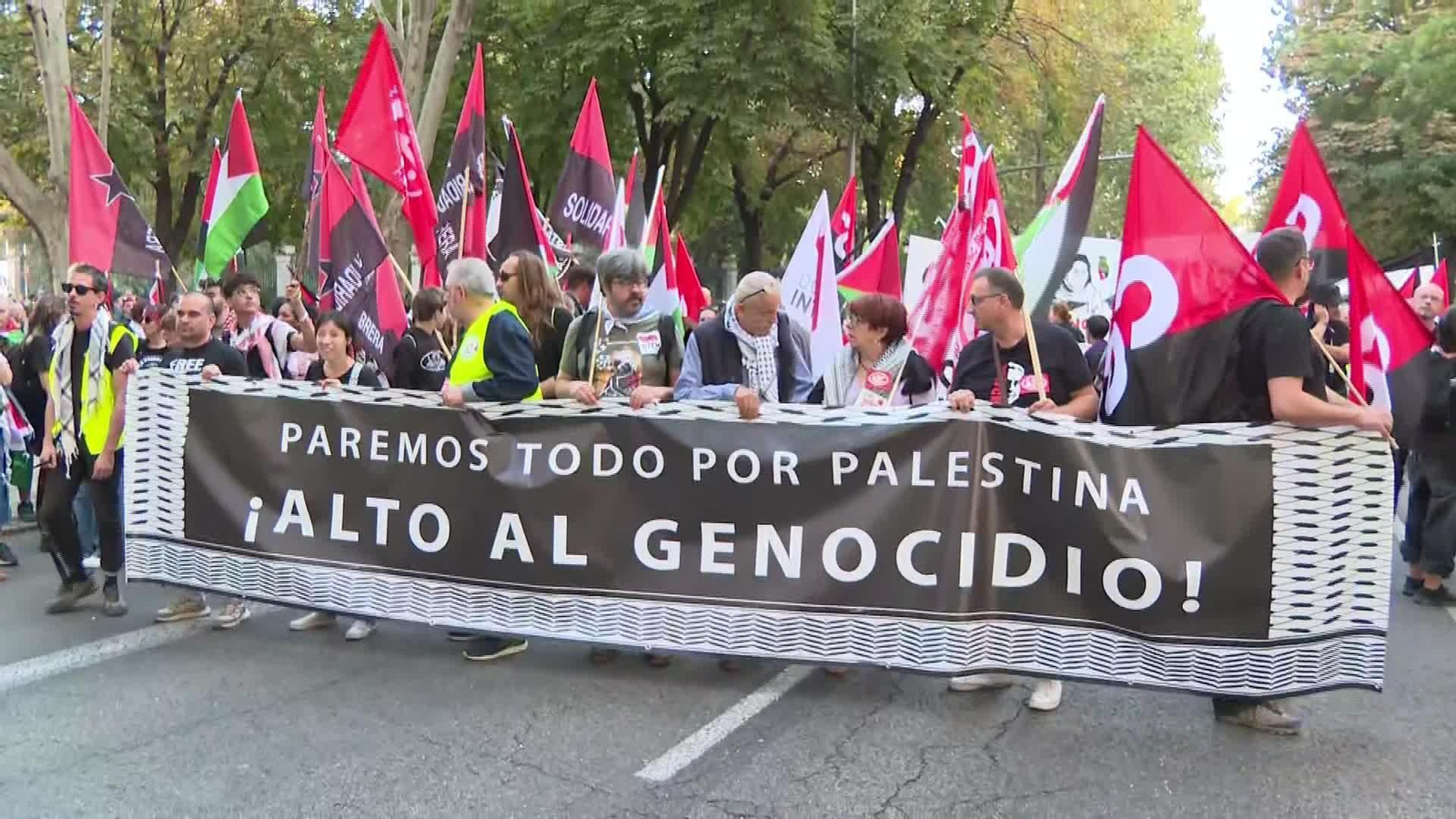 X091-MADRID MANIFESTACION POR PALESTINA