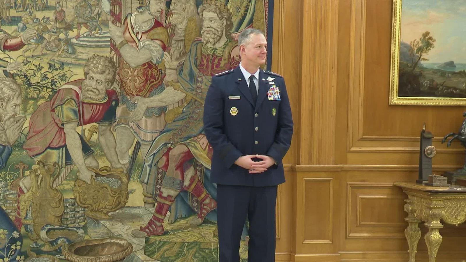 M080-MADRID EL REY AUDIENCIA GENERAL GRYNKEWICH