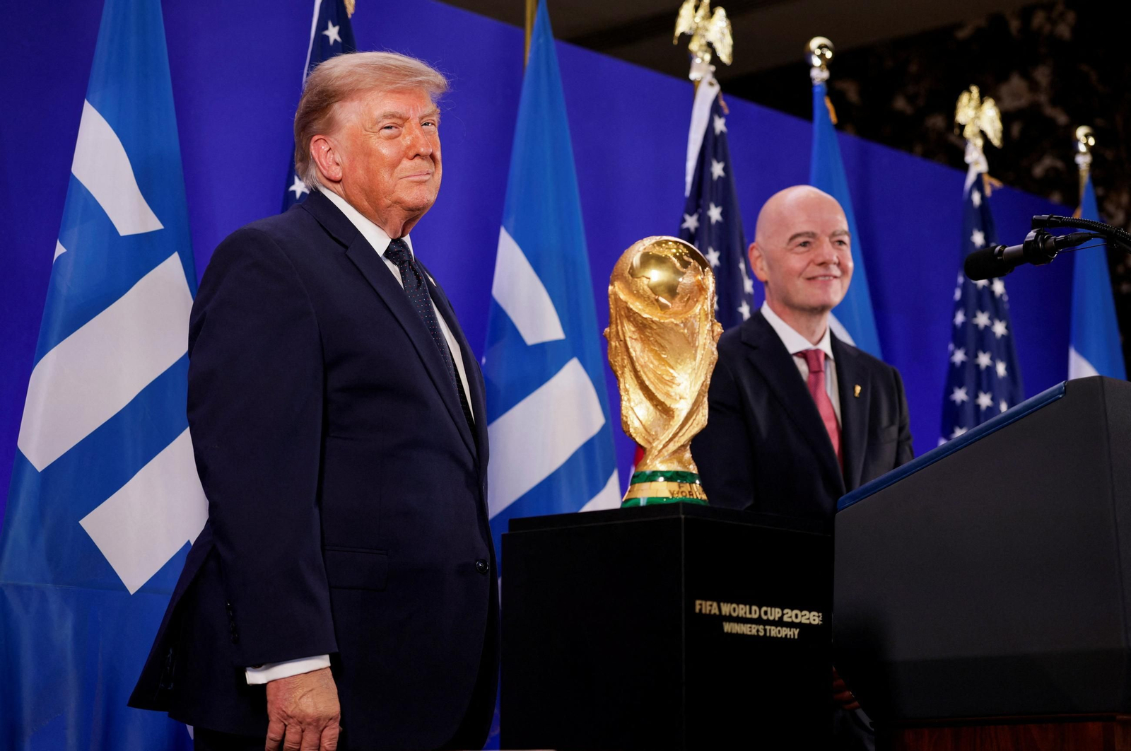Trump e Infantino celebran el éxito del Mundial 2026 antes de la final