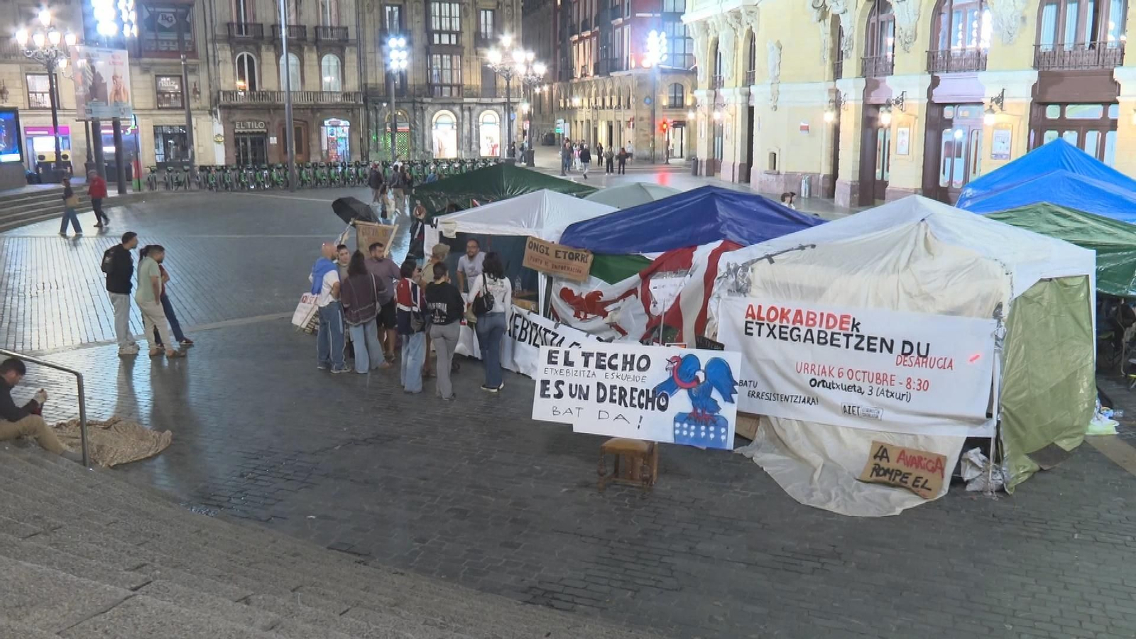 Acampada en Bilbao