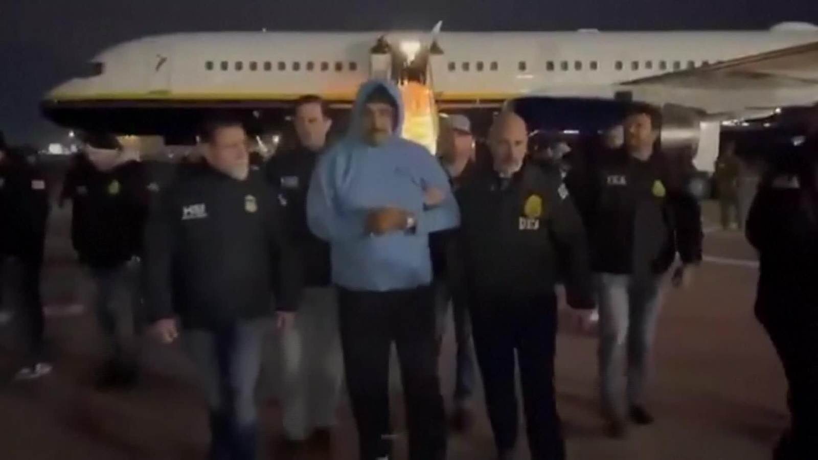 D009-EEUU LLEGADA DE MADURO Y SU MUJER A NUEVA YORK