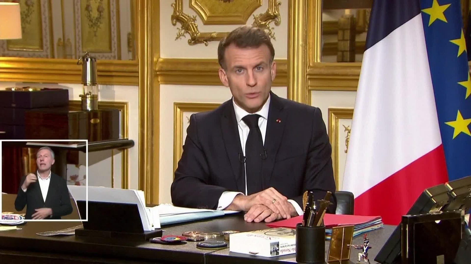 X010-FRANCIA MACRON PORTAVIONES MEDITERRANEO