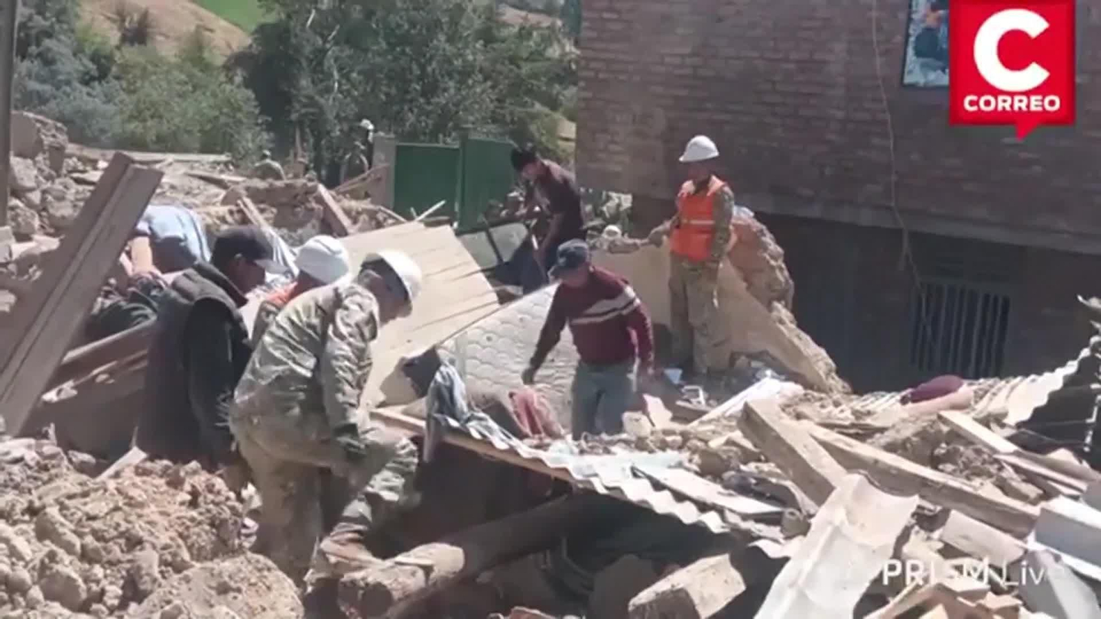 va busqueda supervivientes terremoto peru