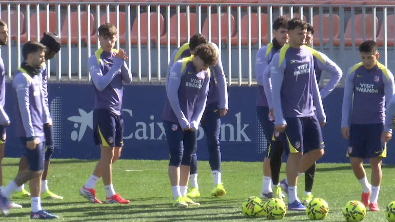 El Atlético de Madrid completa un nuevo entrenamiento en Majadahonda
