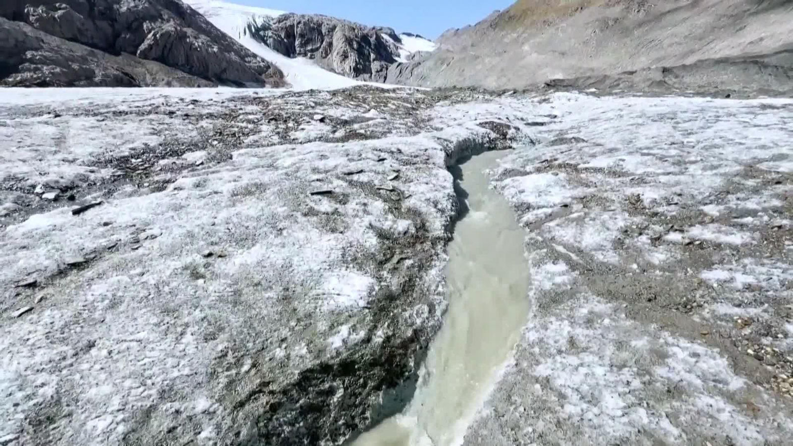 va glaciar se derrite