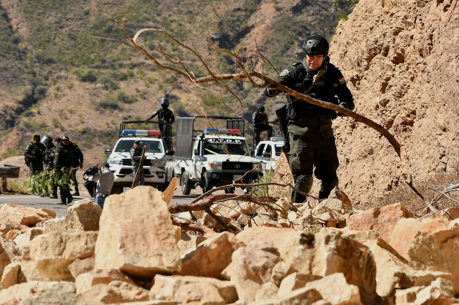 barricada bolivia