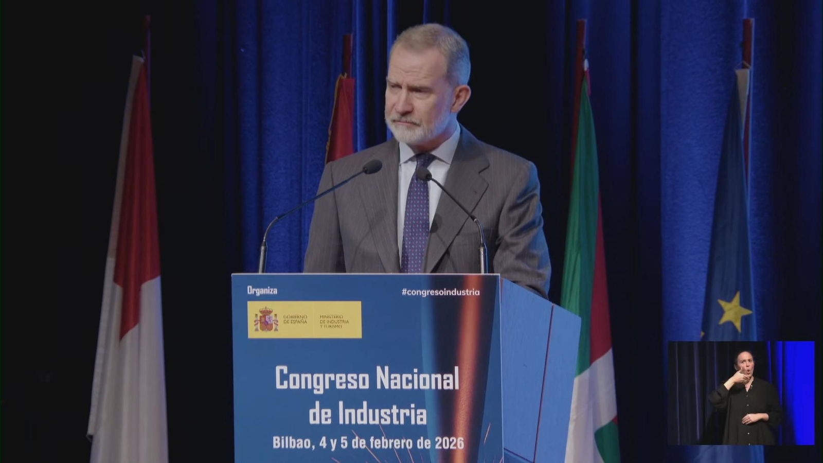 X021 BILBAO REY EN CONGRESO INDUSTRIA frame 5691