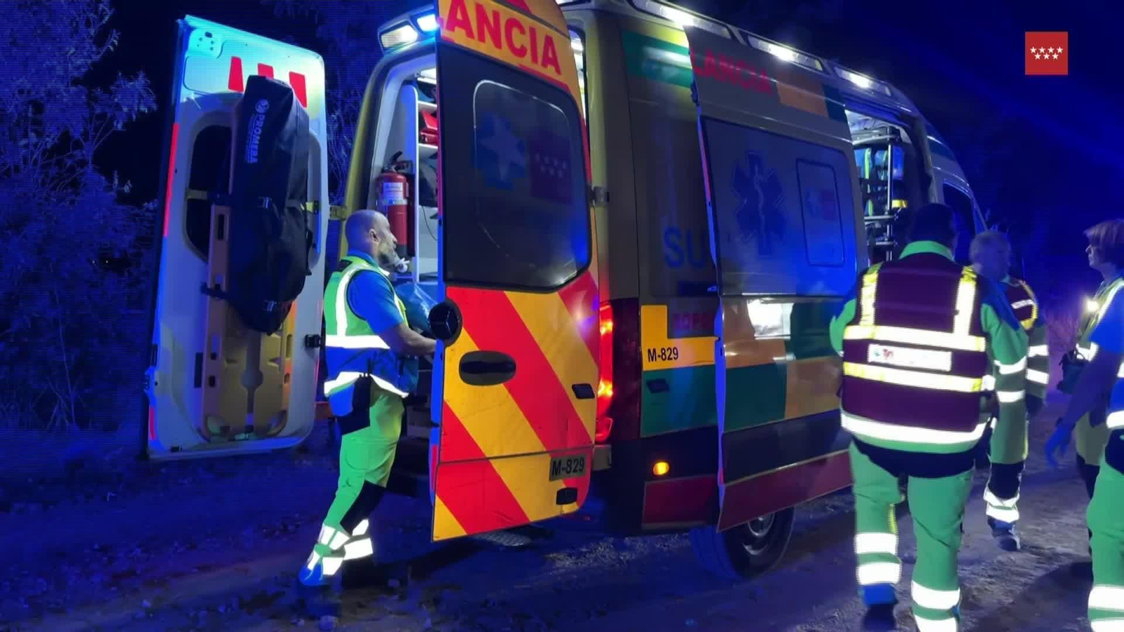X010-IMAGENES EMERGENCIAS MADRID ACCIDENTE MOTO BRUNETE