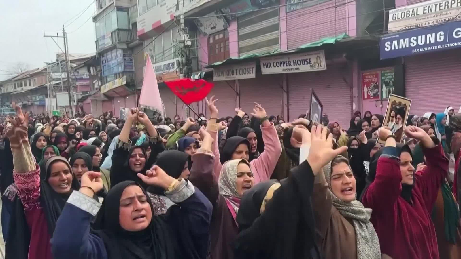 va marcha protesta muerte jameini cachemira
