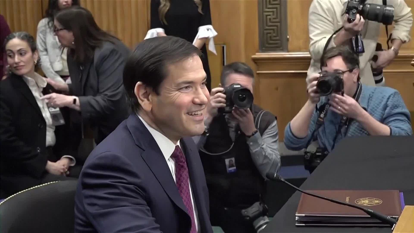 va llegada rubio senado declaracion venezuela