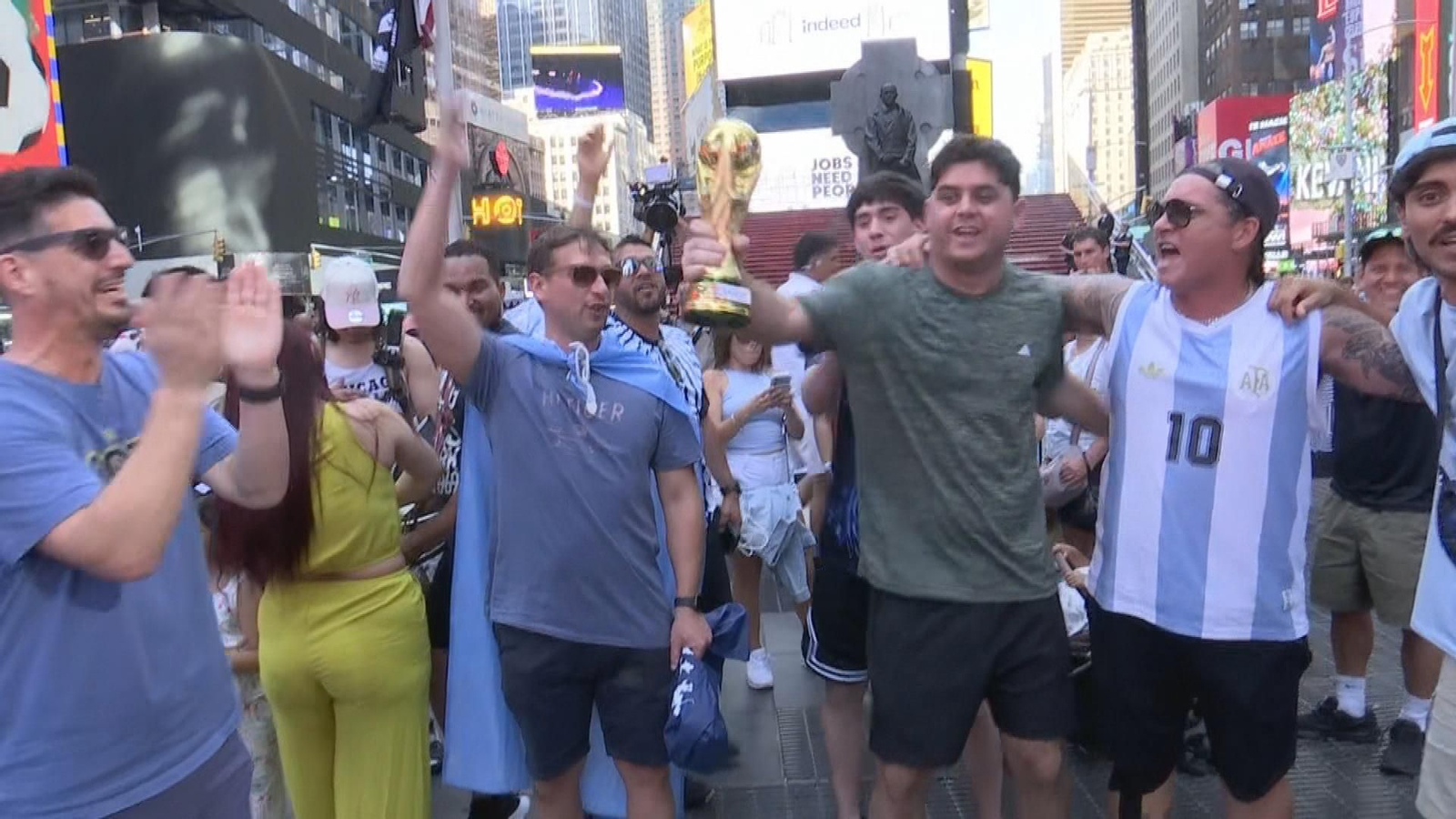 argentinos en times square