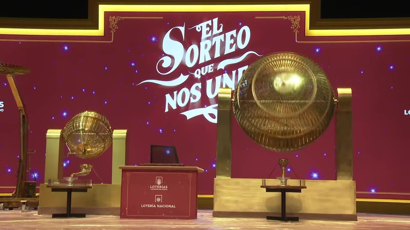 D031-MADRID TEATRO REAL PREPARATIVOS SORTEO LOTERIA