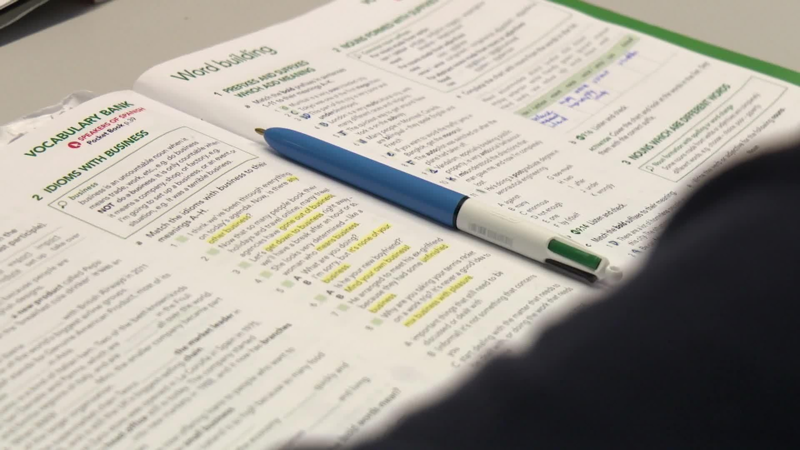 web ingles y trabajo