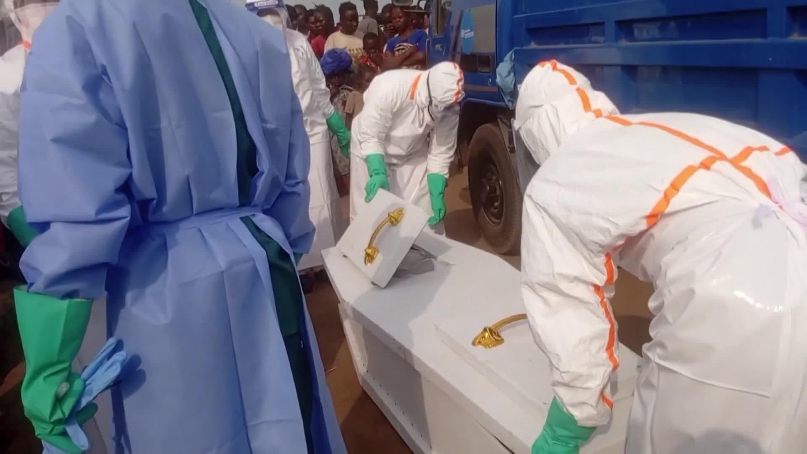 va congo ebola hospital de campaña en zona cero de bunia