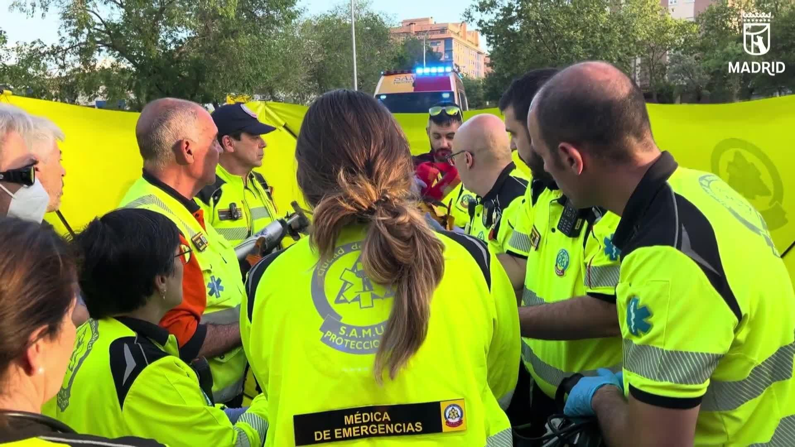 D020-IMAGENES 112 ATROPELLO NIÑO MADRID