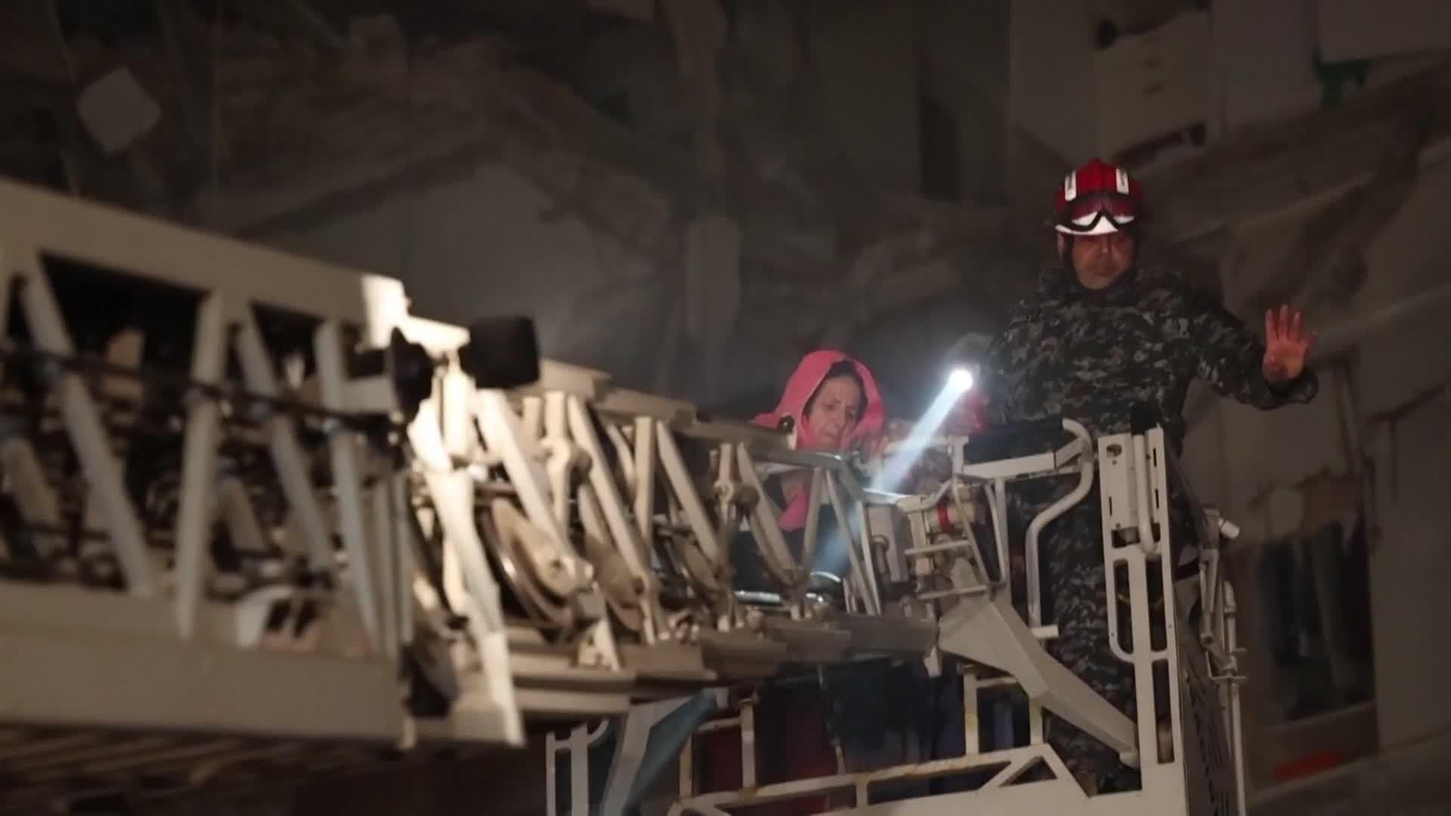 va beirut destrozos noche