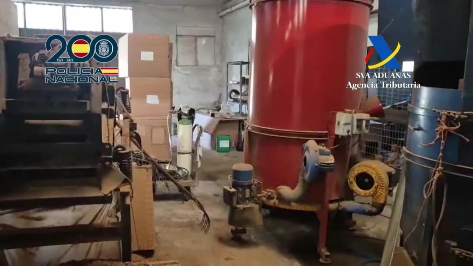 J017-VARIOS OP POLICIA FÁBRICAS TABACO CLANDESTINAS