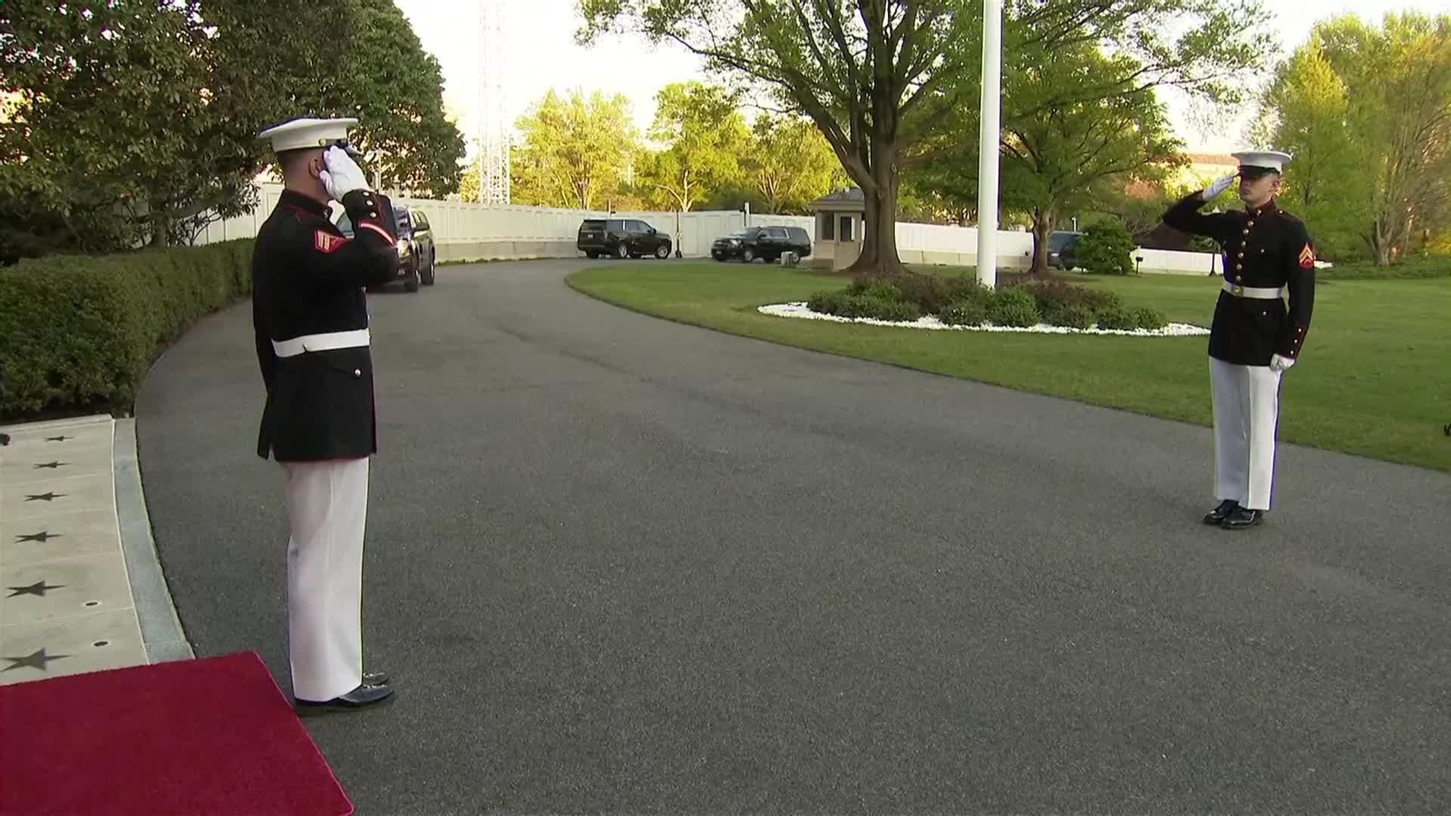 M007-EEUU VISITA REYES PAISES BAJOS CASA BLANCA