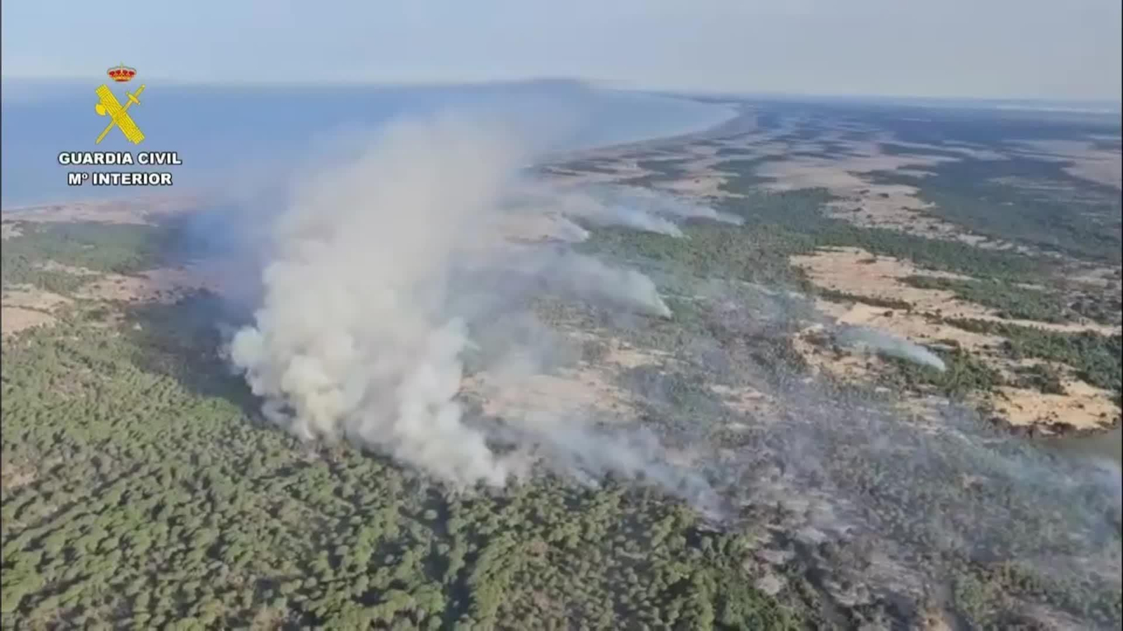 M009-HUELVA INCENDIO  GC DOÑANA