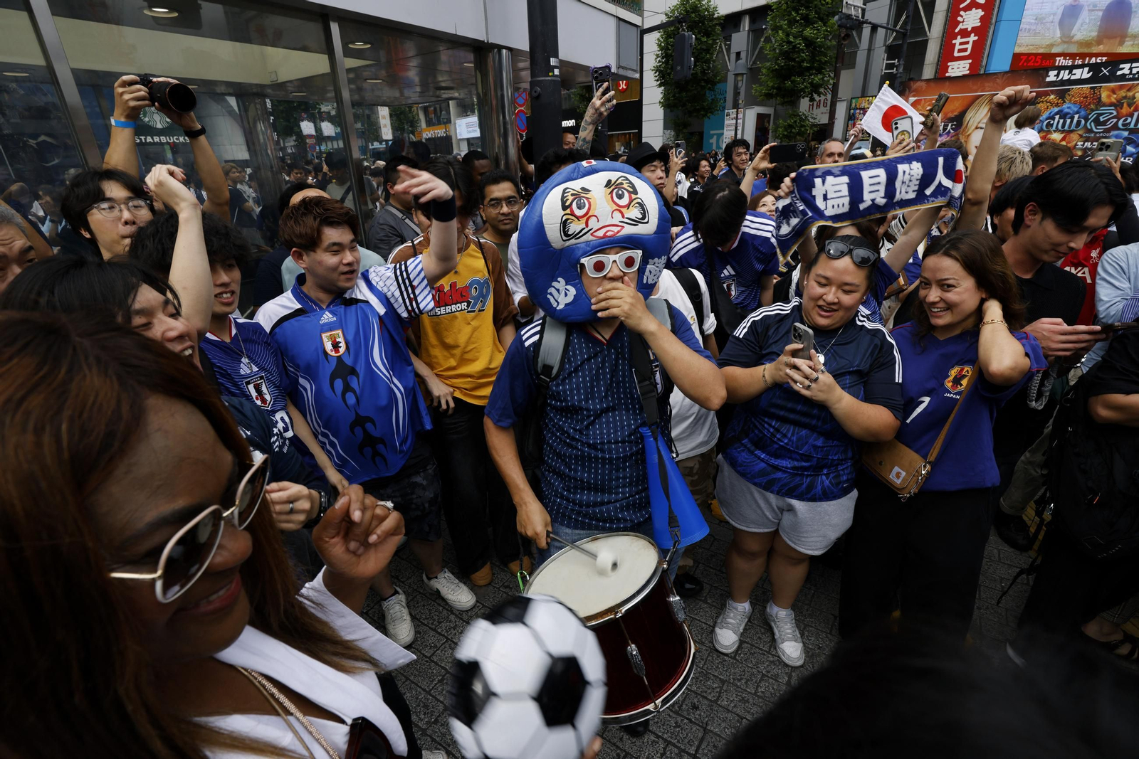 japon shibuya celebracion mundial