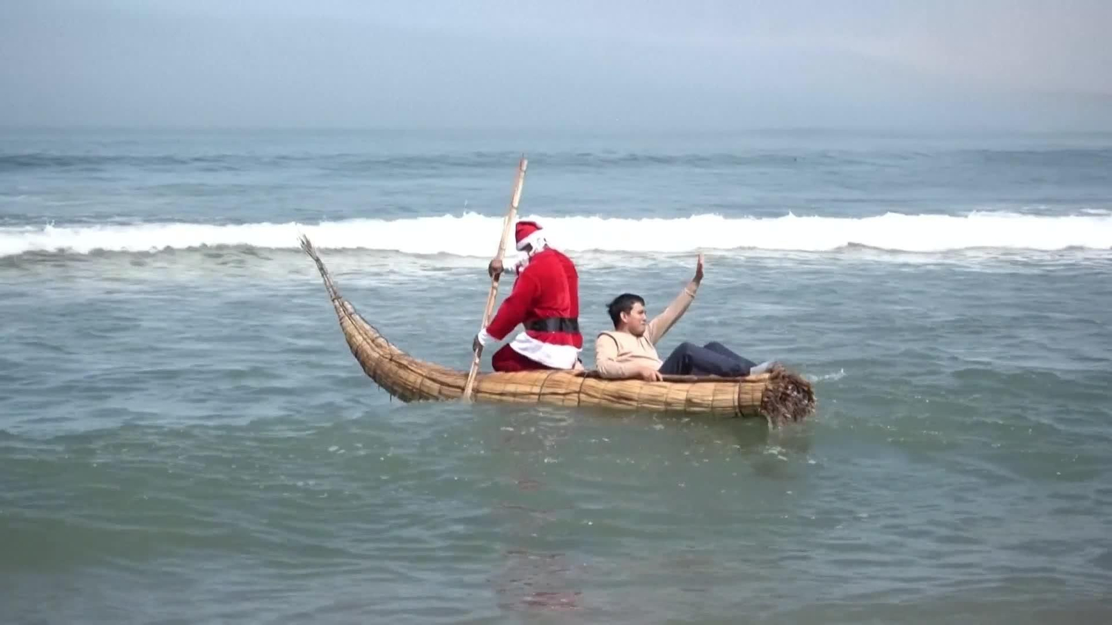 va peru papa noel canoa
