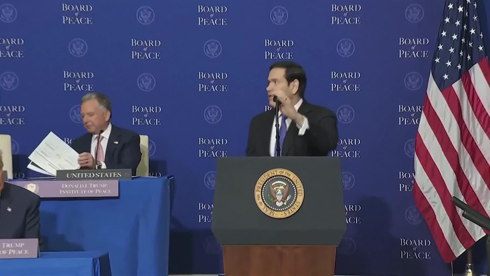 J076-EEUU RUBIO SOBRE NO HAY PLAN B PARA GAZA