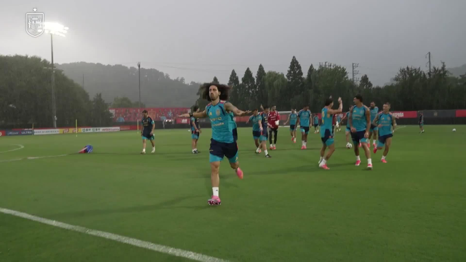 va lluvia entrenamiento seleccion
