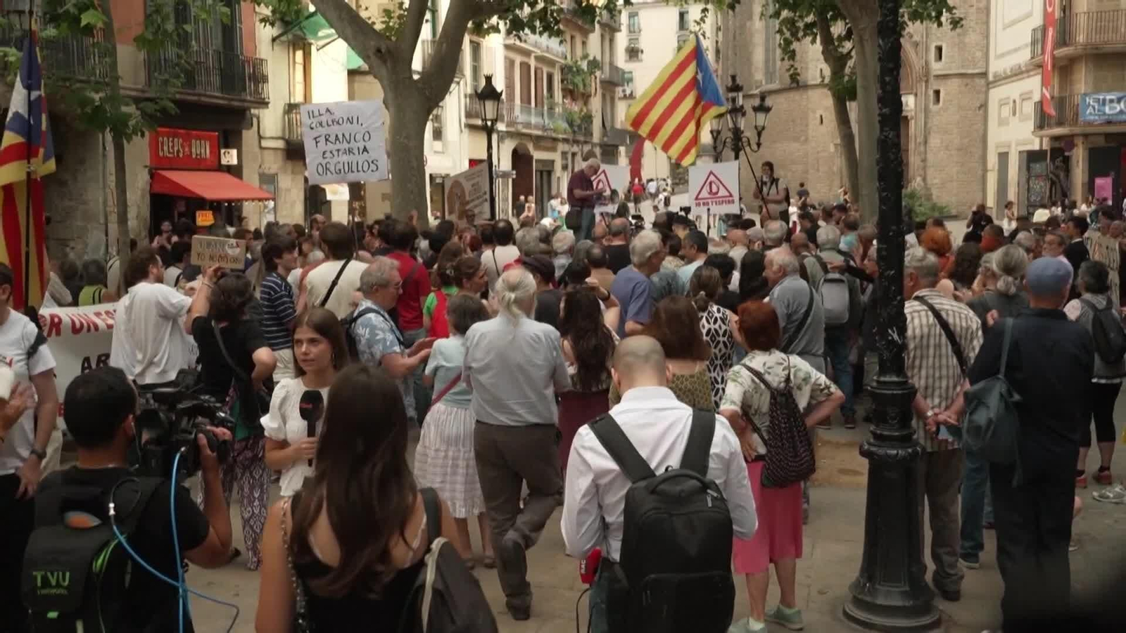 va protesta papa bcn