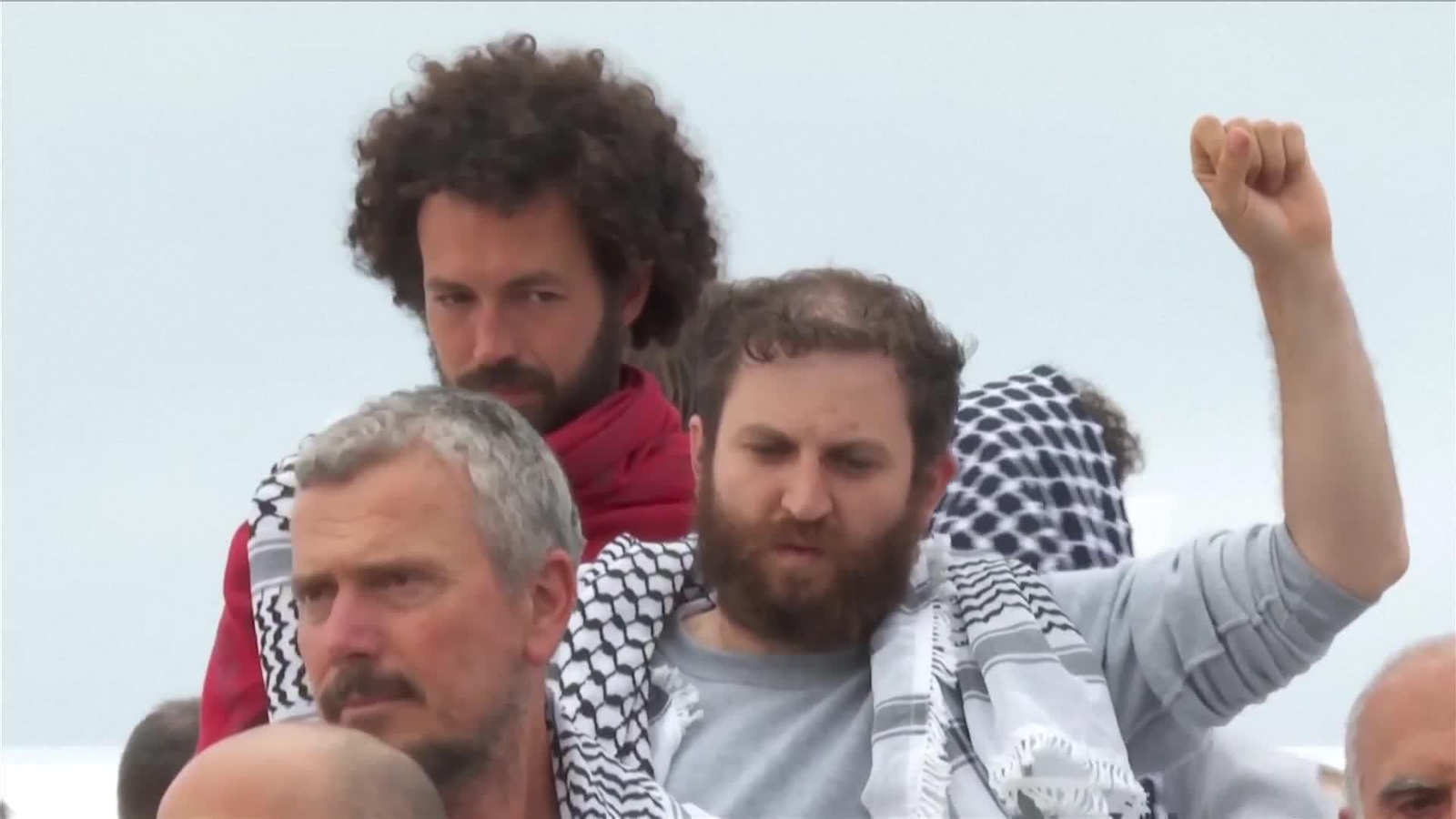 va activistas flotilla llegan a turquia