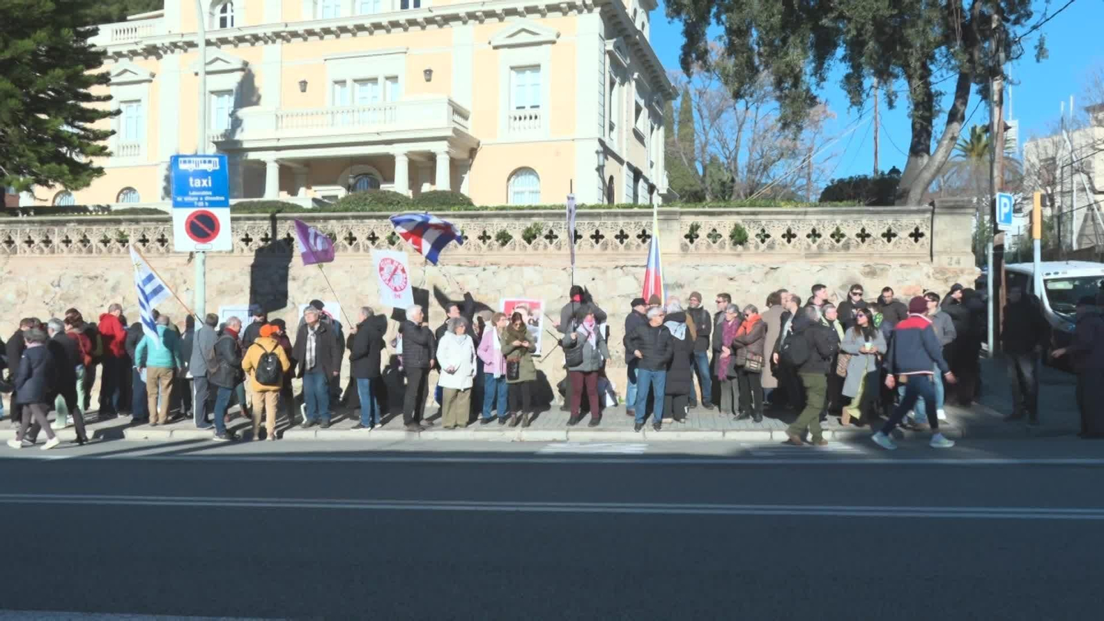 D022-BARCELONA PROTESTA CONSULADO EEUU