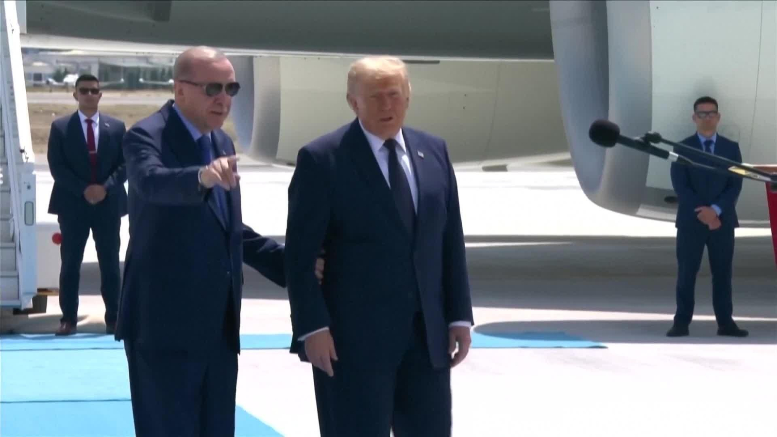 va llegada trump a ankara
